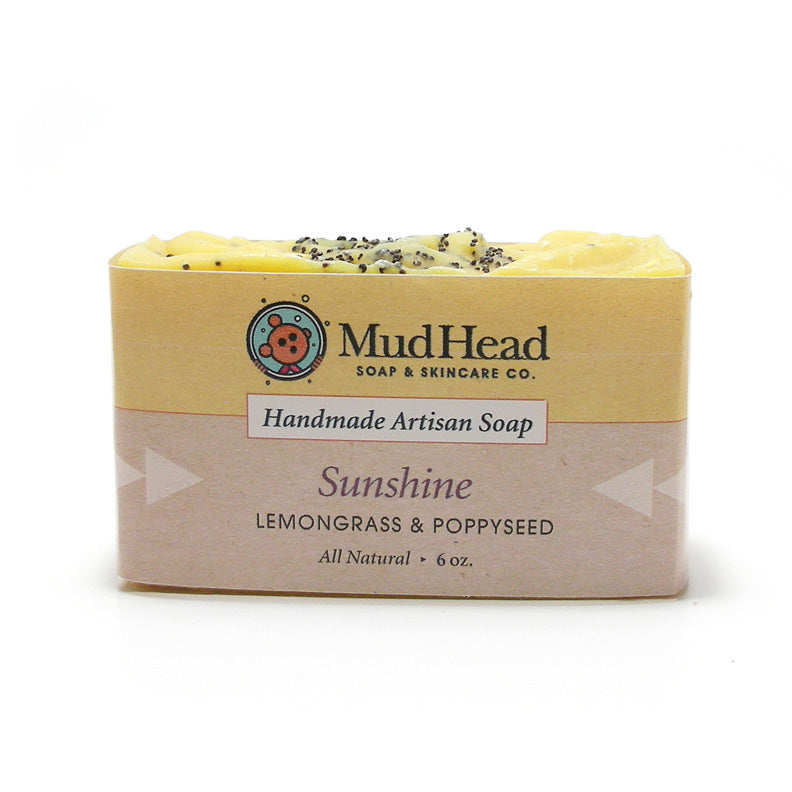 SUNSHINE (Lemongrass & Poppyseed) Goat Milk Soap